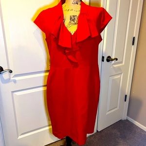 Red Calvin Klein Dress